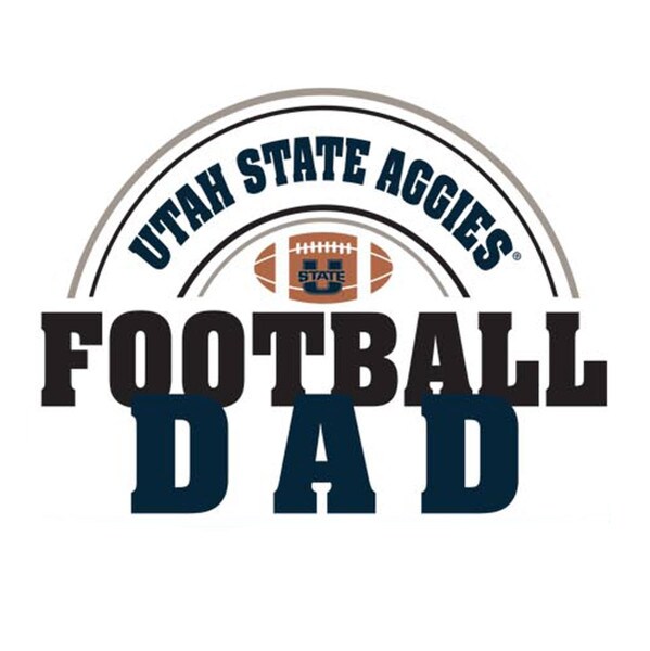 Utah State Aggies Football Dad Sticker